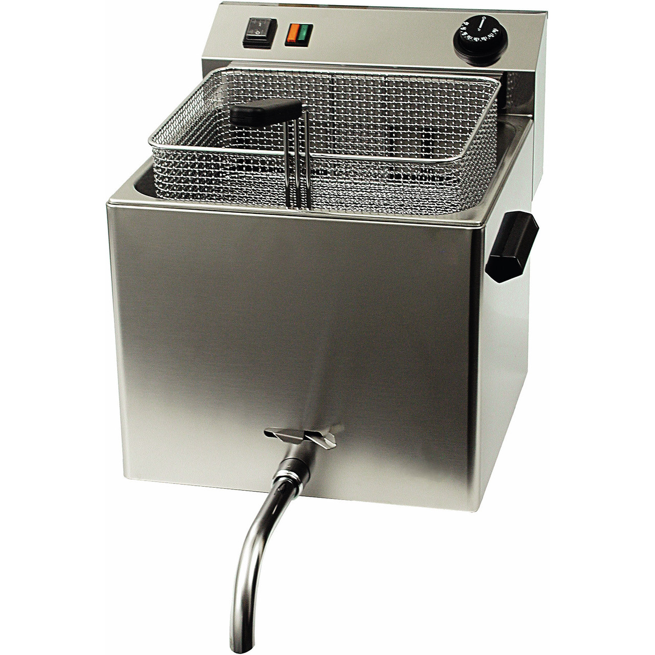 Elektro-Fritteuse, 10 l, mit Ablasshahn